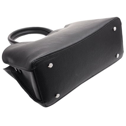 Кожаная деловая сумка Dor Flinger (Германия) черная DF8103black – Фото 5