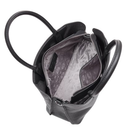 Кожаная деловая сумка Dor Flinger (Германия) черная DF8103black – Фото 7
