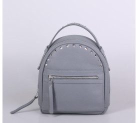 Кожаный серый рюкзак JIZUZ Fiji Grey