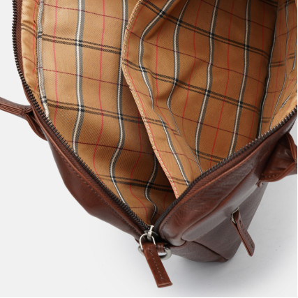 Мужская кожаная коричневая сумка Ricco Grande 1FSL-1052-brown – Фото 5