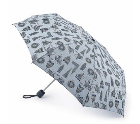 Зонт женский Fulton Stowaway-24 G701 London Landmarks (Достопримечательности Лондона)