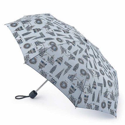 Зонт женский Fulton Stowaway-24 G701 London Landmarks (Достопримечательности Лондона) – Фото 1