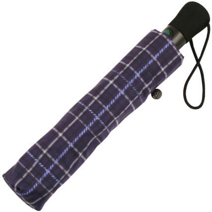 Зонт мужской Fulton Open & Close Jumbo-2 G842 Navy Plaid (Клетка)