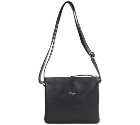 Женская кожаная сумка KARYA черная 0312-45
