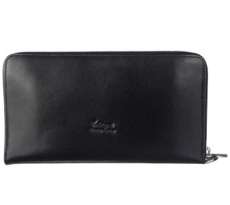 Мужской кожаный черный клатч Karya Мужской кожаный черный клатч Karya