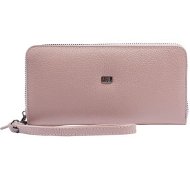 Женский кожаный кошелек на молнии Desisan пудра