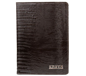 Обложка для документов Karya коричневая 092-071