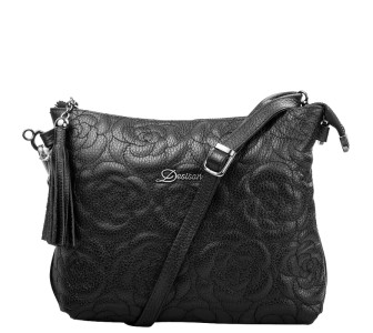 Женская кожаная сумка Desisan 1515-279 черная