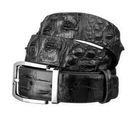 Мужской ремень CROCODILE LEATHER из кожи крокодила