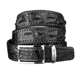 Мужской ремень CROCODILE LEATHER из кожи крокодила