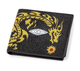 Мужской кошелек из кожи ската STINGRAY LEATHER