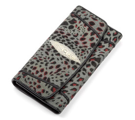 Женский кошелек из кожи ската STINGRAY LEATHER