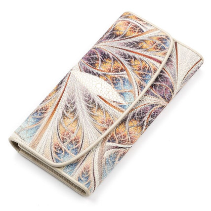 Женский кошелек из кожи ската STINGRAY LEATHER – Фото 1