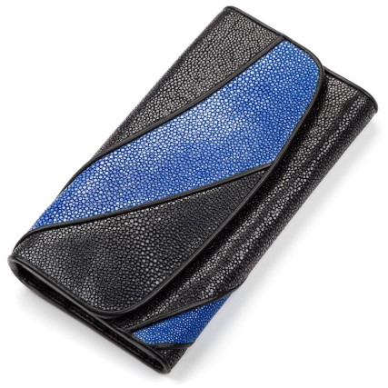 Женский кошелек из кожи ската STINGRAY LEATHER – Фото 1