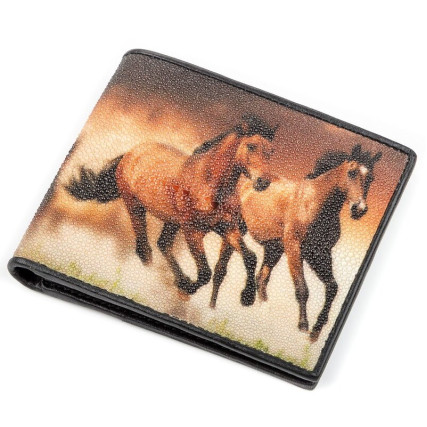 Мужской кошелек из кожи ската STINGRAY LEATHER – Фото 1