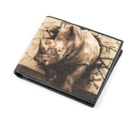 Мужской кошелек из кожи ската STINGRAY LEATHER