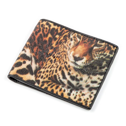 Мужской кошелек из кожи ската STINGRAY LEATHER – Фото 1