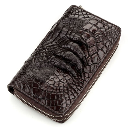 Мужской клатч из кожи крокодила CROCODILE LEATHER – Фото 1