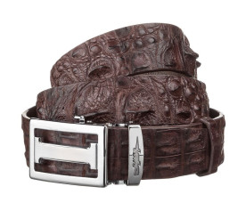 Мужской ремень CROCODILE LEATHER из кожи крокодила