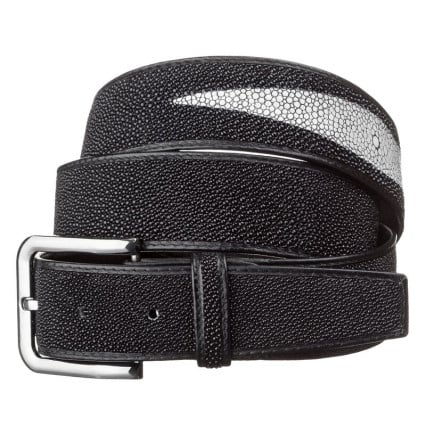 Мужской ремень STINGRAY LEATHER из кожи ската – Фото 1