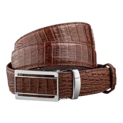 Мужской ремень CROCODILE LEATHER из кожи крокодила – Фото 1