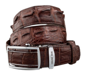 Мужской ремень CROCODILE LEATHER из кожи крокодила