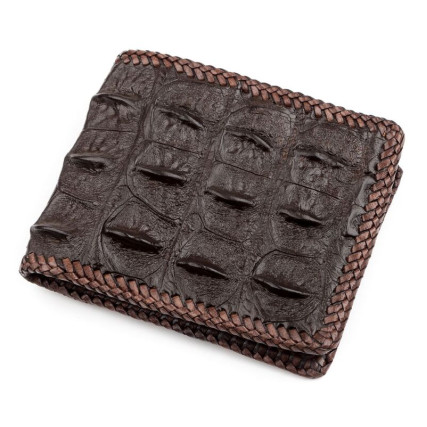 Мужской кошелек из кожи крокодила CROCODILE LEATHER