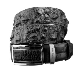 Мужской ремень CROCODILE LEATHER из кожи крокодила