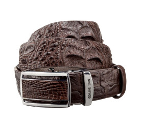 Мужской ремень CROCODILE LEATHER из кожи крокодила