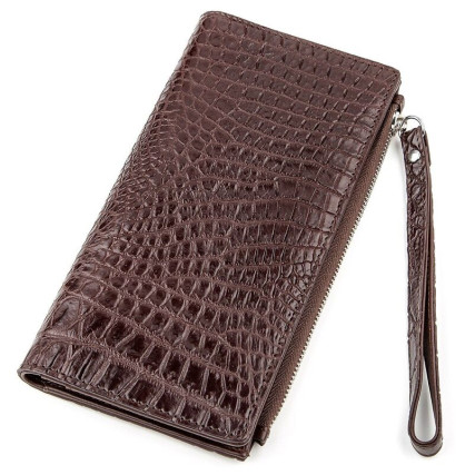 Мужской клатч из кожи крокодила CROCODILE LEATHER