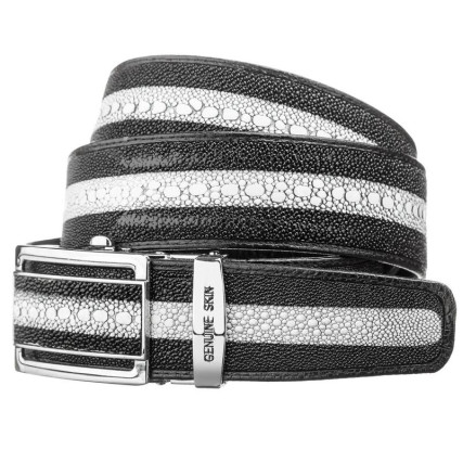 Мужской ремень STINGRAY LEATHER из кожи ската – Фото 1
