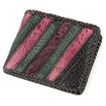 Мужской кошелек из кожи крокодила CROCODILE LEATHER – Фото 1