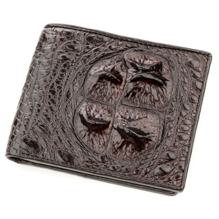 Мужской кошелек из кожи крокодила CROCODILE LEATHER – Фото 1