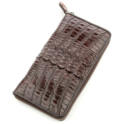 Мужской кошелек из кожи крокодила CROCODILE LEATHER – Фото 1