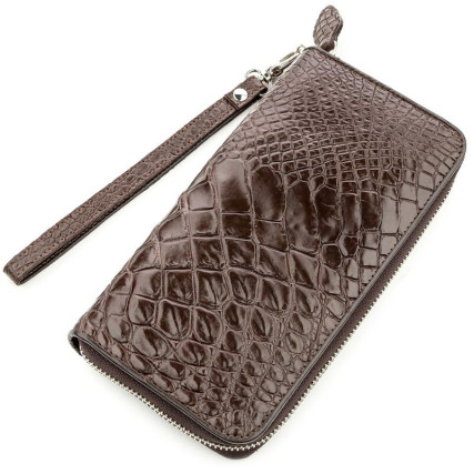 Мужской клатч из кожи крокодила CROCODILE LEATHER – Фото 1