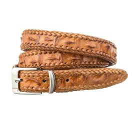 Мужской ремень CROCODILE LEATHER из кожи крокодила
