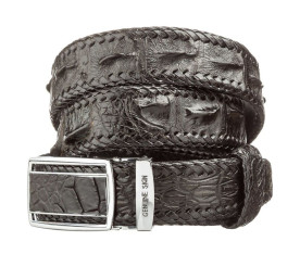 Мужской ремень CROCODILE LEATHER из кожи крокодила