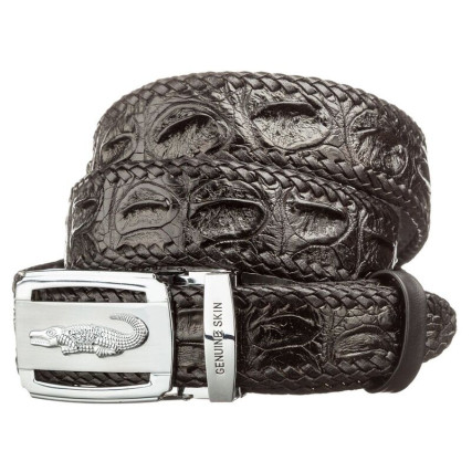 Мужской ремень CROCODILE LEATHER из кожи крокодила – Фото 1