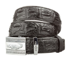 Мужской ремень CROCODILE LEATHER из кожи крокодила