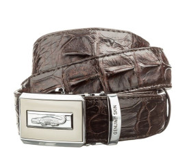 Мужской ремень CROCODILE LEATHER из кожи крокодила