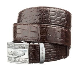 Мужской ремень CROCODILE LEATHER из кожи крокодила
