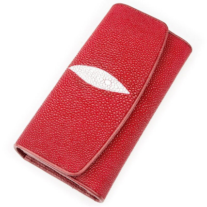 Женский кошелек из кожи ската STINGRAY LEATHER – Фото 1
