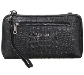 Женская кожаная сумка Desisan черная 2012-1011