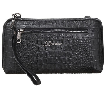 Женская кожаная сумка Desisan черная 2012-1011