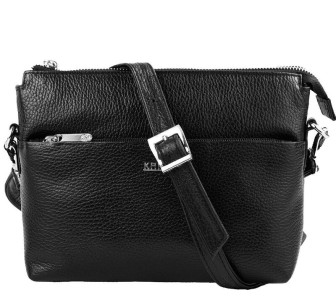 Женская кожаная сумка KARYA 2123-45 черная