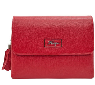 Женская кожаная сумка KARYA 2171-46 красная