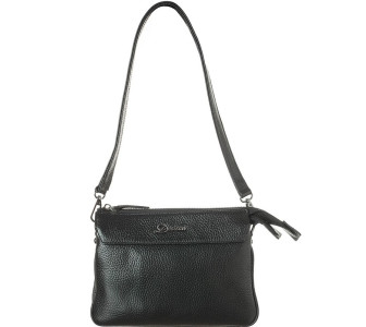 Женская кожаная сумка Desisan 2973-011 черная