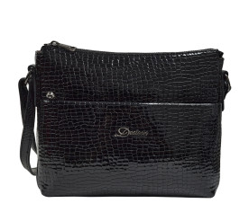 Женская кожаная сумка Desisan черная 3015-583