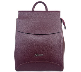 Женский кожаный рюкзак Desisan 3023-339 бордовый