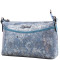 Женская кожаная сумка Desisan 3033-225 голубая